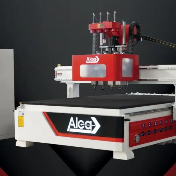 Router CNC Modelo AL - 2030 QS, 04 Spindles, 380 Volts, Marca Alca